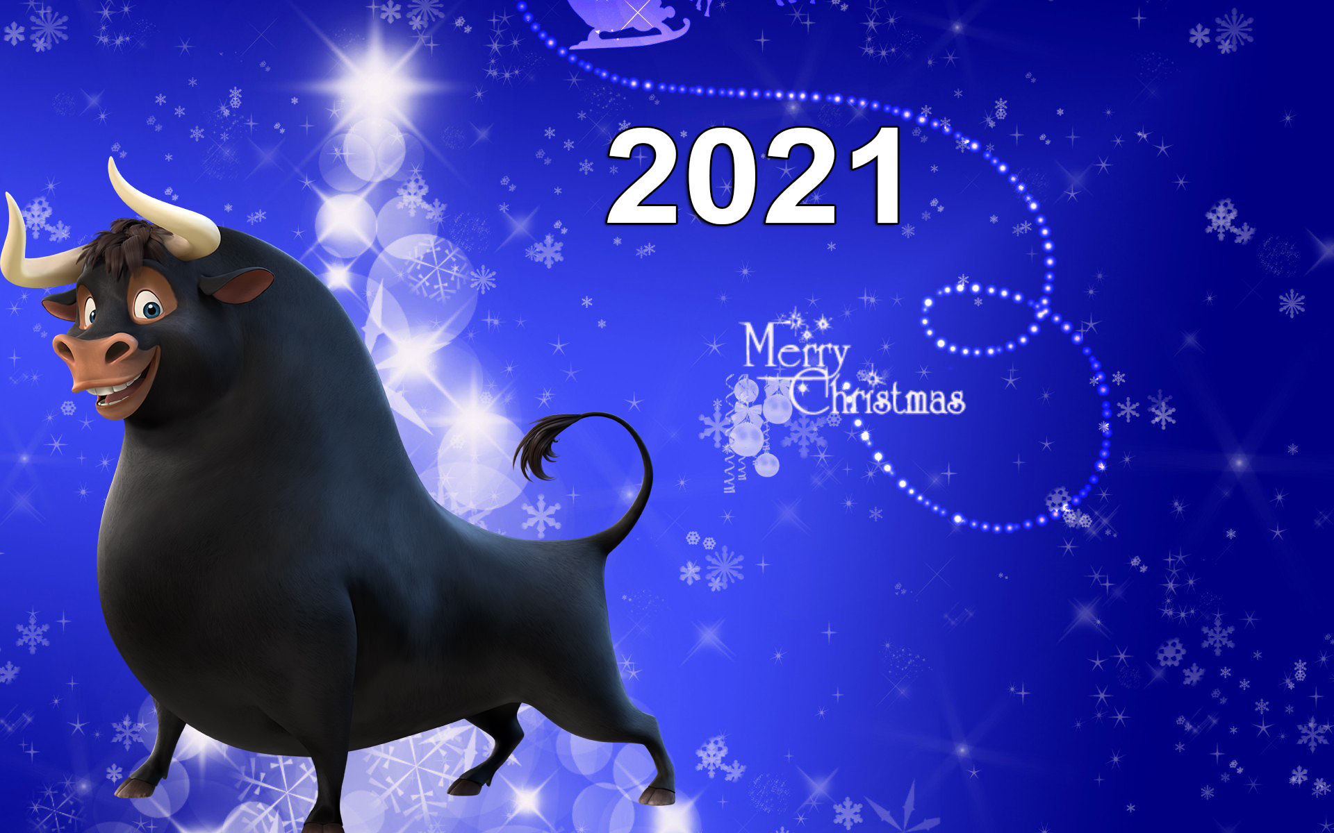 Открытки на Новый год 2022 с Тигром