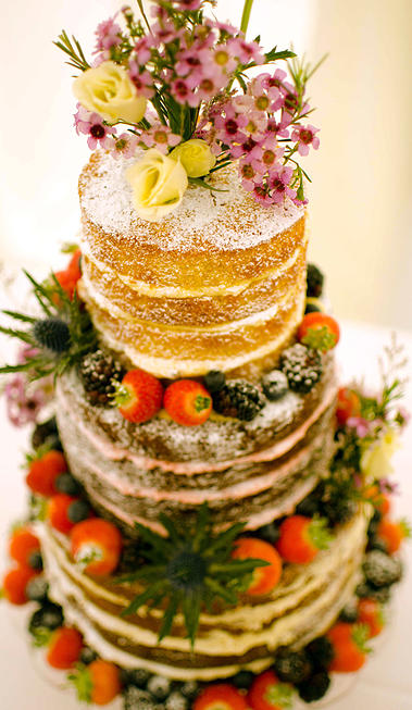 Торт на эко свадьбу