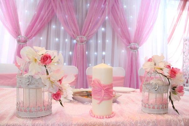 10 лет свадьбы - розовая свадьба