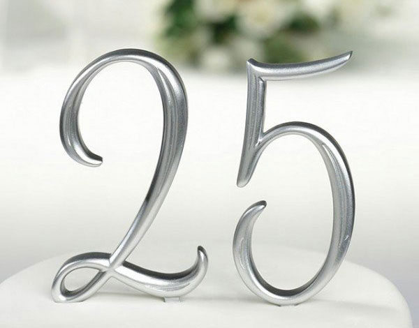 25 лет свадьбы - серебряная свадьба